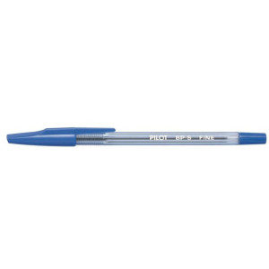 PILOT Kulpenna, BP-S med stift, tunn spets på 0,7 mm, blå