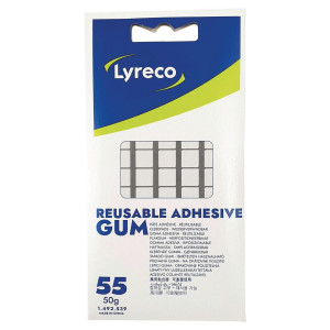 LYRECO Häftmassa 55 rutor 50G