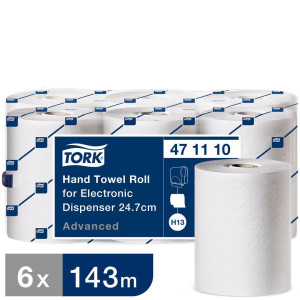 Torkrulle Advanced H13 2-lagers vit 6/fp