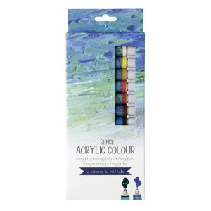 SENSE Akrylfärgset 12x12 ml