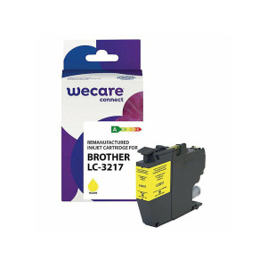 WECARE Bläckpatron BROTHER LC3217Y gul