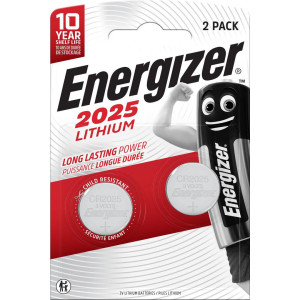 Energizer Batteri Lithium CR2025 2/fp