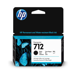 HP Bläckpatron 3ED70A 712 Svart