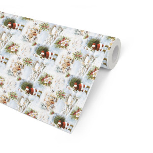 HEDLUNDS OF SWEDEN Julpapper 57cmx154m White Christmas