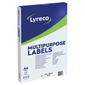LYRECO Etikett 210x148mm 200/fp