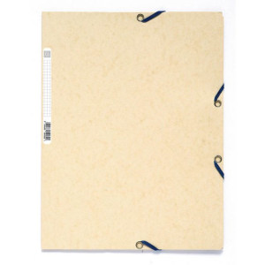 EXACOMPTA Gummibandsmapp 3-klaff Nature Future A4 sand