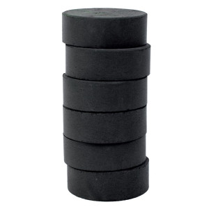 PLAYBOX Färgpuckar 57mm, svart 6/fp