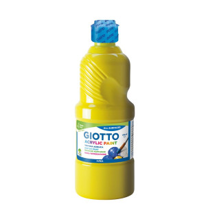 Akrylfärg Giotto 500 ml gul