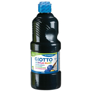 Akrylfärg Giotto 500 ml svart