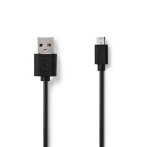 NEDIS Kabel USB-A Ha - USB Micro B 1m