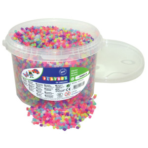 PLAYBOX Rörpärlor glitter 20 000st/fp