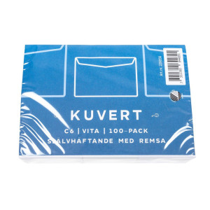 EMO Kuvert konsument C6 114x162mm remsa 100/fp