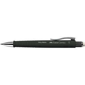 FABER-CASTELL Stiftpenna Poly Matic 0,7 mm, Svart