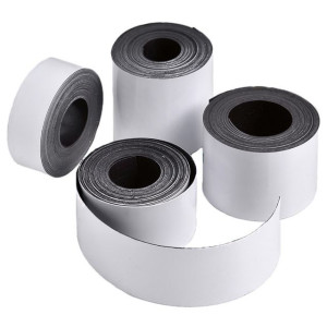 LEGAMASTER Självhäftande magnetisk tejp, 30 mm x 3 m, vit