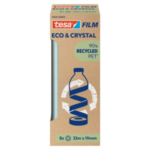 TESA Dokumenttejp Eco & Crystal 19mmx33m 8/fp