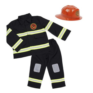 DEN GODA FEN Maskeraddräkt Brandman 4-6år