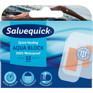 SALVEQUICK Plåster Aqua Block 12/fp