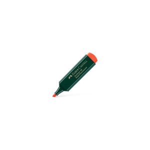 FABER-CASTELL Överstrykningspenna, TEXTLINER 48, snedskuren spets, 1 mm, 2 mm och 5 mm, påfyllningsbar, orange