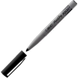 BIC MARKING MÃ¤rkpenna Markingâ„¢ Pocket 1445, permanent mÃ¤rkpenna, linjebredd pÃ¥ 1,1 mm