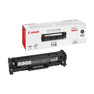 Canon Toner 718, 2662B002AA, svart, singelförpackning