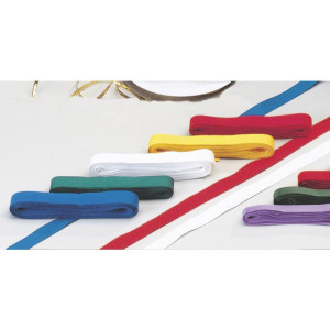 NO BRAND Bomullsband, mjukt, hållbart, 5 m x 13 mm, röd
