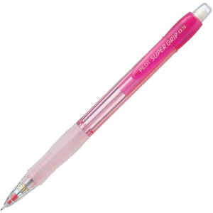 PILOT Stiftpenna, Super Grip Neon 0,5 mm spets, neonröd pennkropp