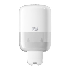 TORK Dispenser för tvål och lotion, vitt, plast, 500ml 206 x 112 x 114mm