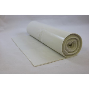 NO BRAND Plastsäck LD 125L 45my vit 25/rl