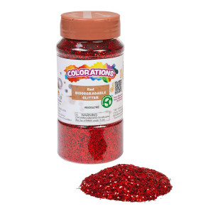 NO BRAND Bioglitter 113gr röd