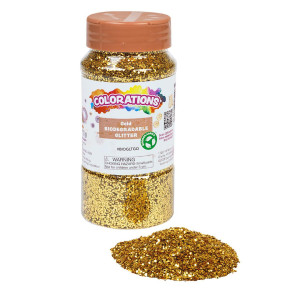 NO BRAND Bioglitter 113gr guld