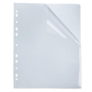 BANTEX Plastficka sig A4 0,12 vit 100/fp