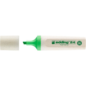 EDDING Överstrykningspenna 24 EcoLine platt pennkropp mejselformad spets 2–5mm linjebredd grön