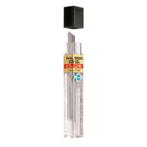 PENTEL Reservstift Hi-Polymer 0,5 2B 12/fp