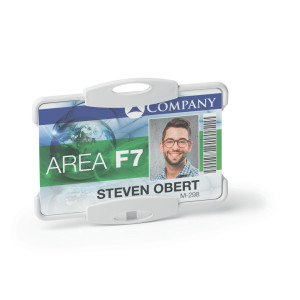 DURABLE Korthållare ECO 1 kort grå 10/fp