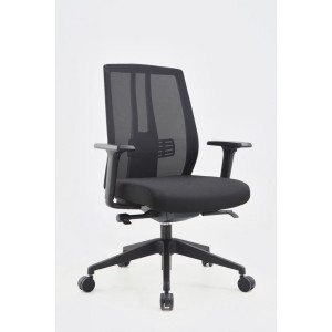LYRECO Kontorsstol Pegasus mesh svart