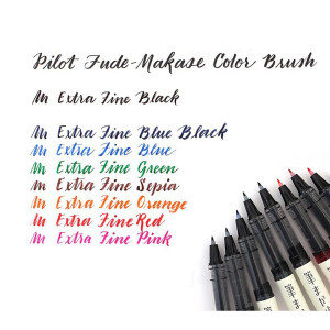 PILOT Fineliner Brush pen svart