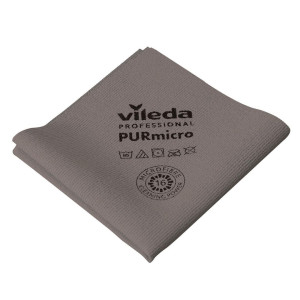 VILEDA Microfiberduk PURmicro Active grå 5/fp