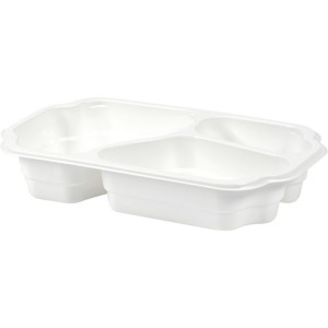 Matbehållare, Duniform, 1,1 l, engångsbruk, 250 x 159 x 48 mm, svart 246/fp