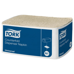 TORK Servett Uni N1 1-lag natur 300/fp
