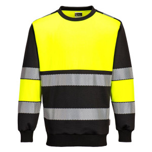 PORTWEST Varselsweatshirt PW376 Hi-Vi Klass 1 L