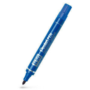 PENTEL Märkpenna perm. N50 rund blå