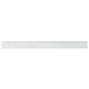 ARDA Linjal 30 cm cm/mm-gradering plast 10/fp