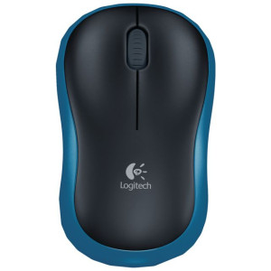 Logitech Mus M185 trådlös blå