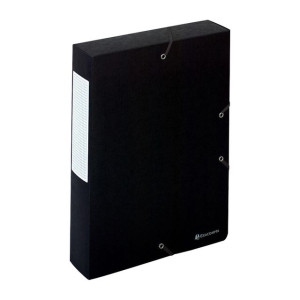 EXACOMPTA Boxmapp Exabox Scotten Nature Future®, A4, 500 ark, 60mm rygg, presspan, svart