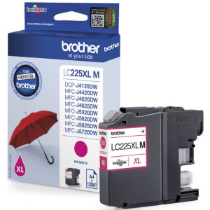 Brother Bläckpatron LC-225XLM, magenta