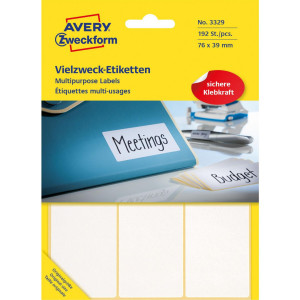 Avery Etikett handskrift 76x39mm 192/fp