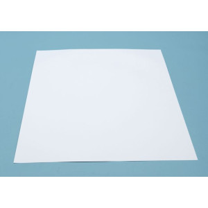 NO BRAND Textkartong 70x100cm matt vit 5/fp