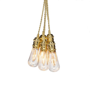 KONSTSMIDE Ljusslinga 8 amber LED E27 3,5m guld