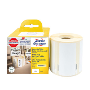 Avery Etikett slitstark 57x32mm 400/fp