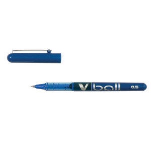 PILOT Bläckkulpenna, V-ball, 0,5 mm, blå